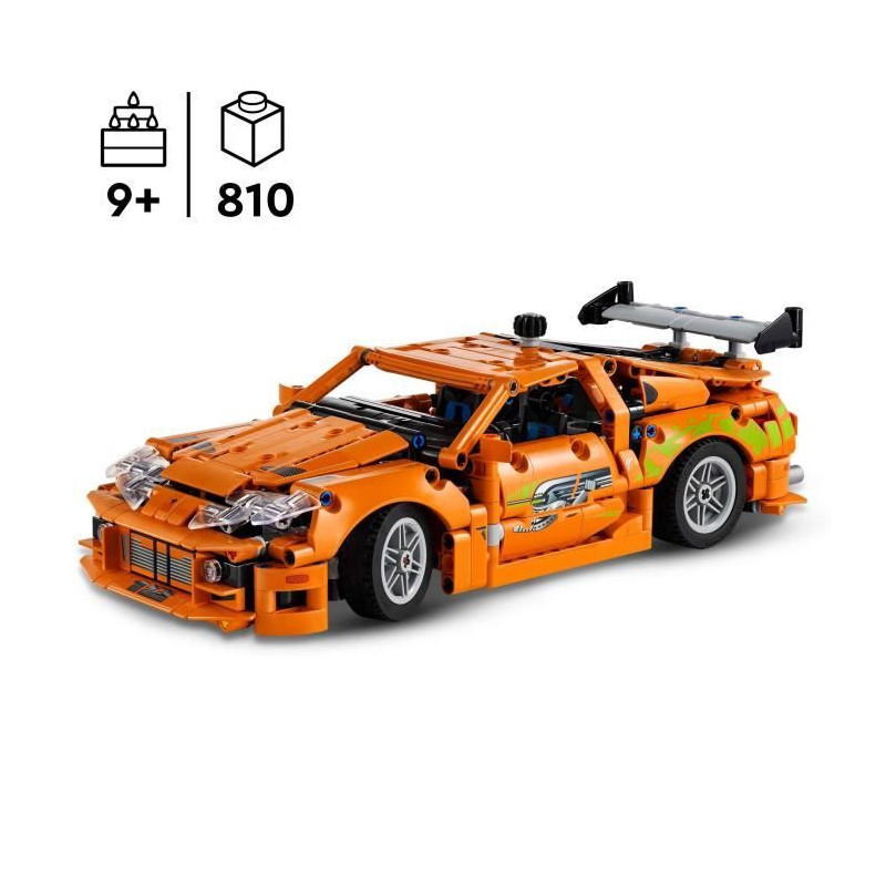 LEGO Technic 42204 Fast and Furious Toyota Supra MK4 - Toy car for boy