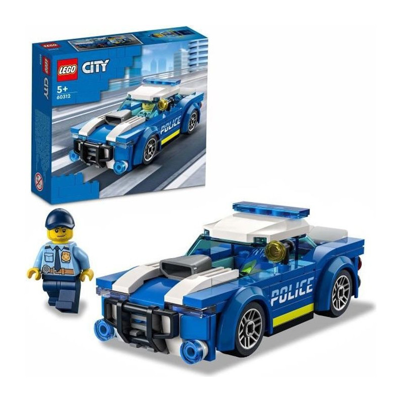LEGO 60312 City Police Car, Toy for Children Ages 5 and Up with Office
