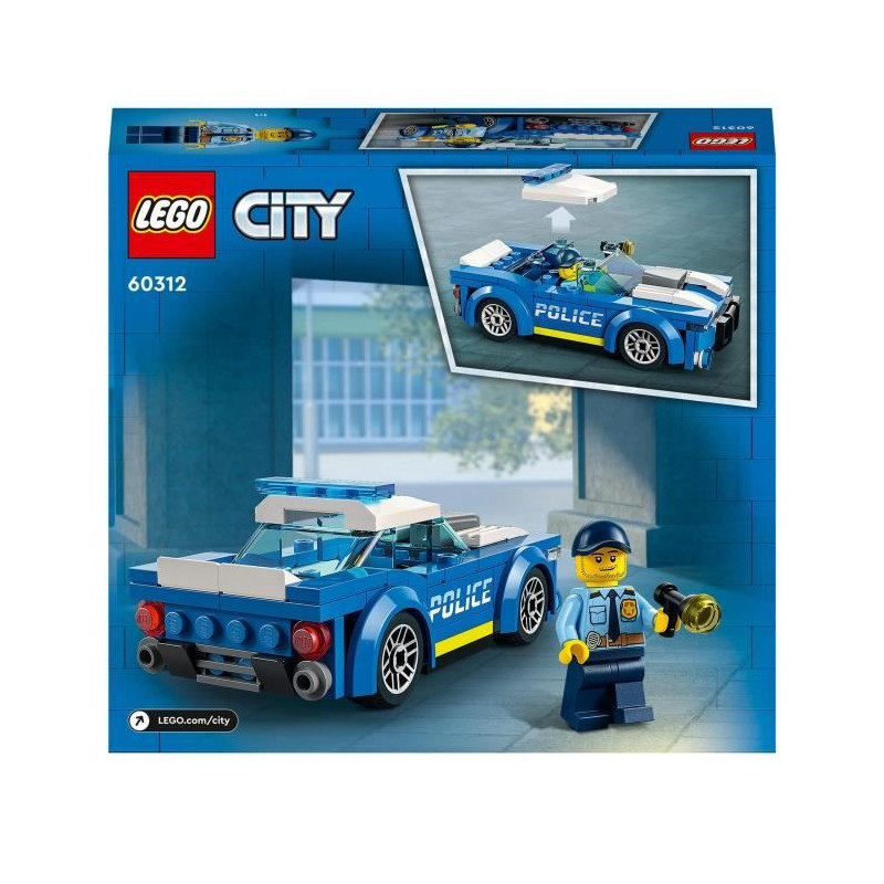 LEGO 60312 City Police Car, Toy for Children Ages 5 and Up with Office