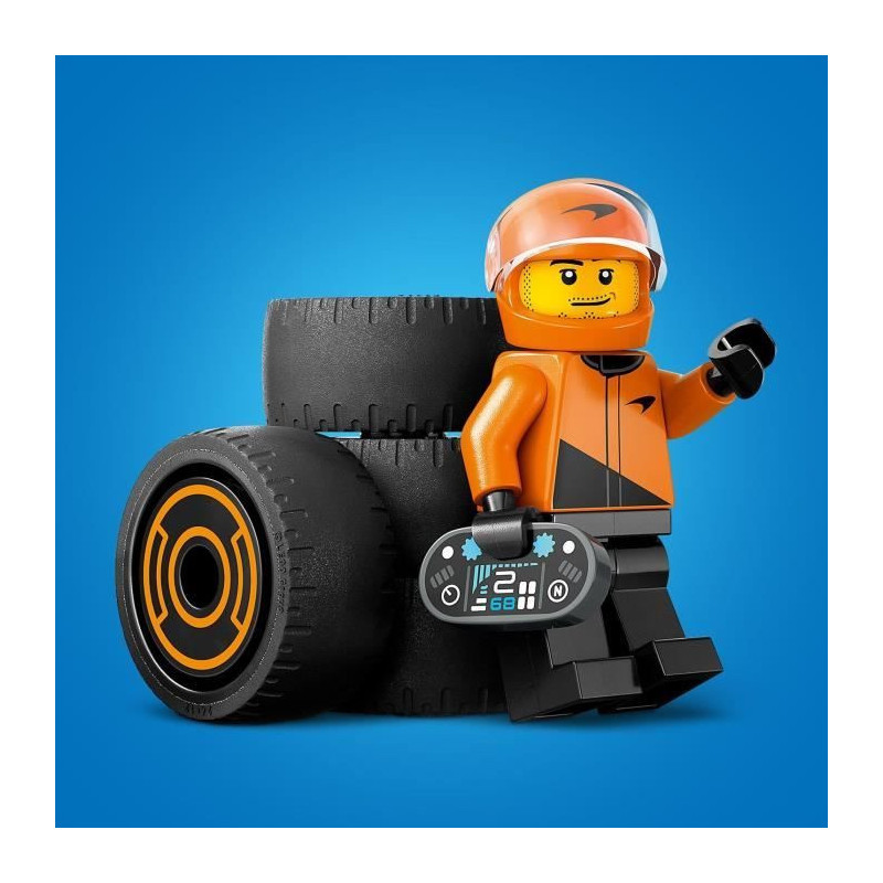 LEGO City 60442 McLaren Racing Car with F1 Driver - Toy for Boys Ages