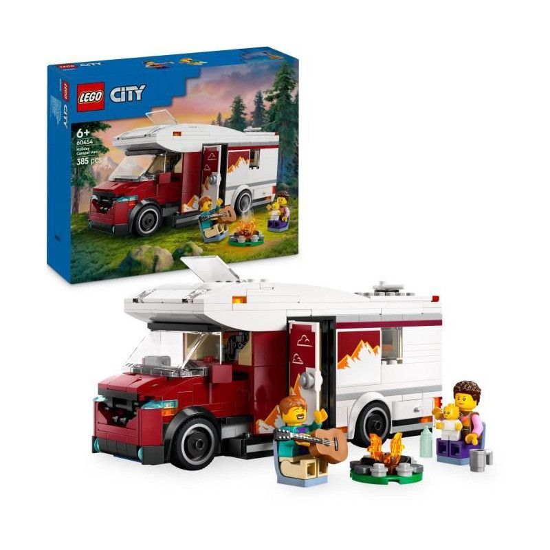 LEGO City 60454 Adventure Camper Van - Building Toy for Boys Ages 6 an