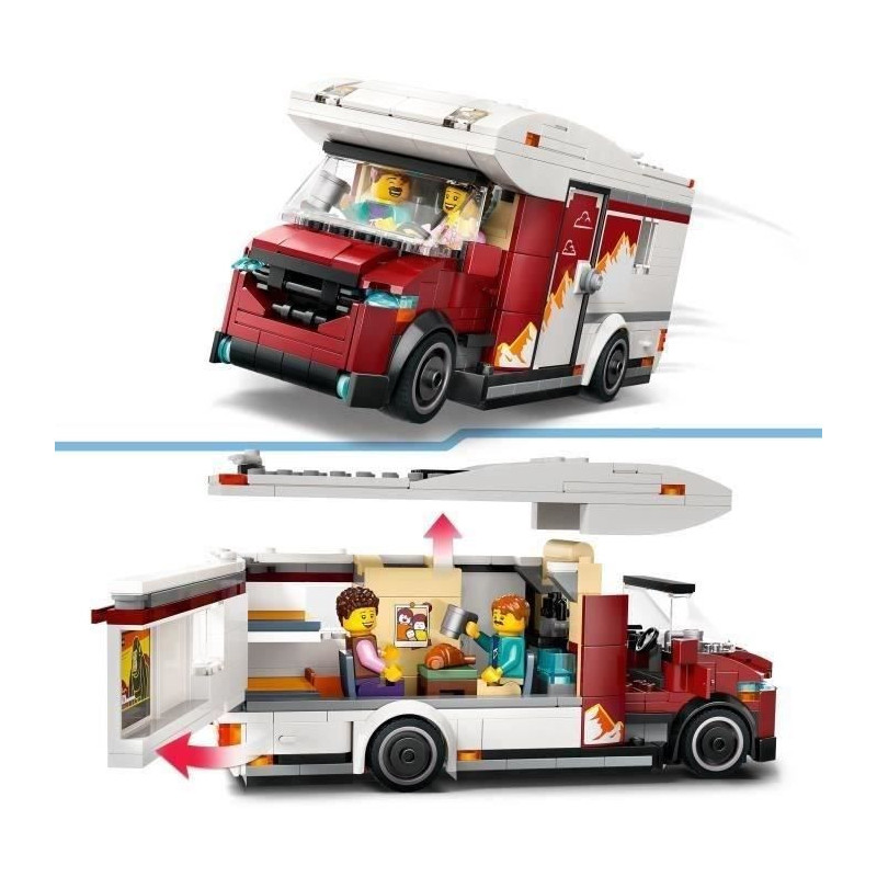 LEGO City 60454 Adventure Camper Van - Building Toy for Boys Ages 6 an