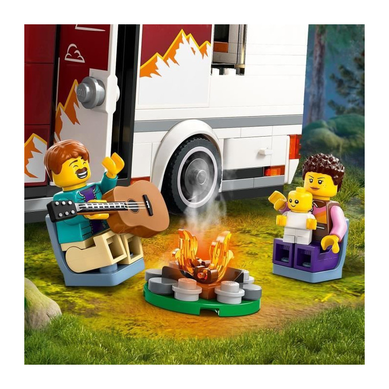 LEGO City 60454 Adventure Camper Van - Building Toy for Boys Ages 6 an