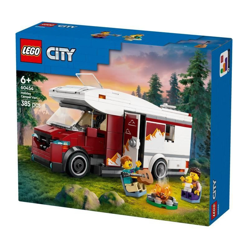 LEGO City 60454 Adventure Camper Van - Building Toy for Boys Ages 6 an