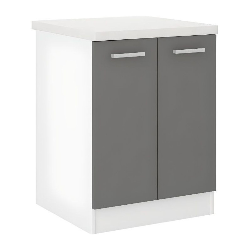 Ultra Kitchen Low Furniture L 60 cm with worktop included - Gray