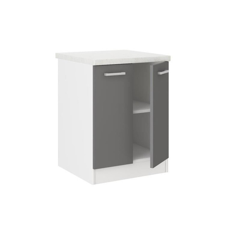 Ultra Kitchen Low Furniture L 60 cm with worktop included - Gray