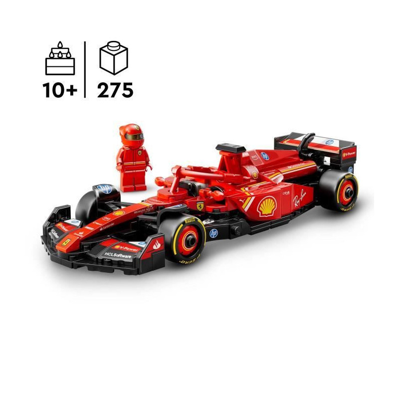 LEGO Speed Champions 77242 Ferrari SF-24 F1 Car - Building Set for Age