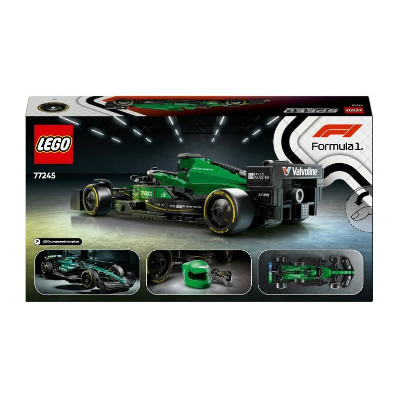 LEGO Speed Champions 77245 Aston Martin Aramco AMR24 F1 Car - Toy for