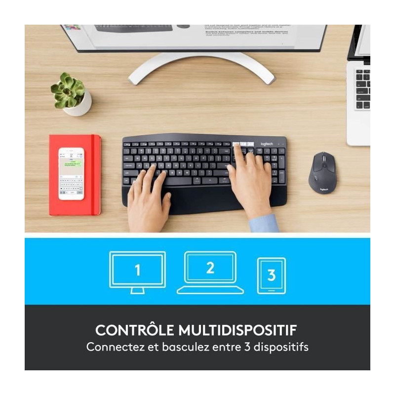 Logitech PERFORMANCE MK850 Wireless Keyboard and Mouse Set