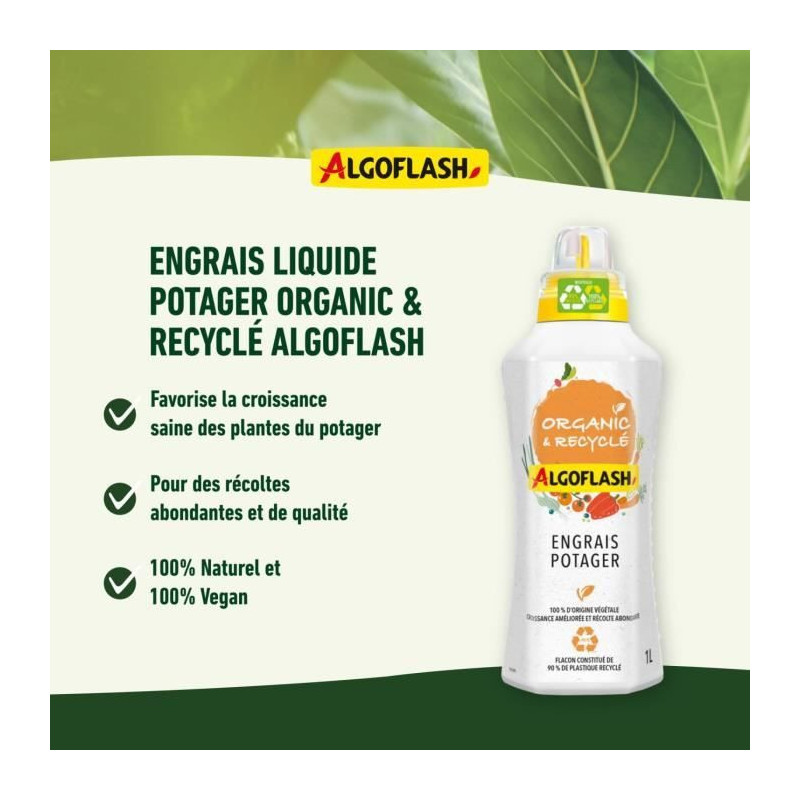 Potager liquid fertilizer - Algoflash Naturasol Naturasol - Organic an