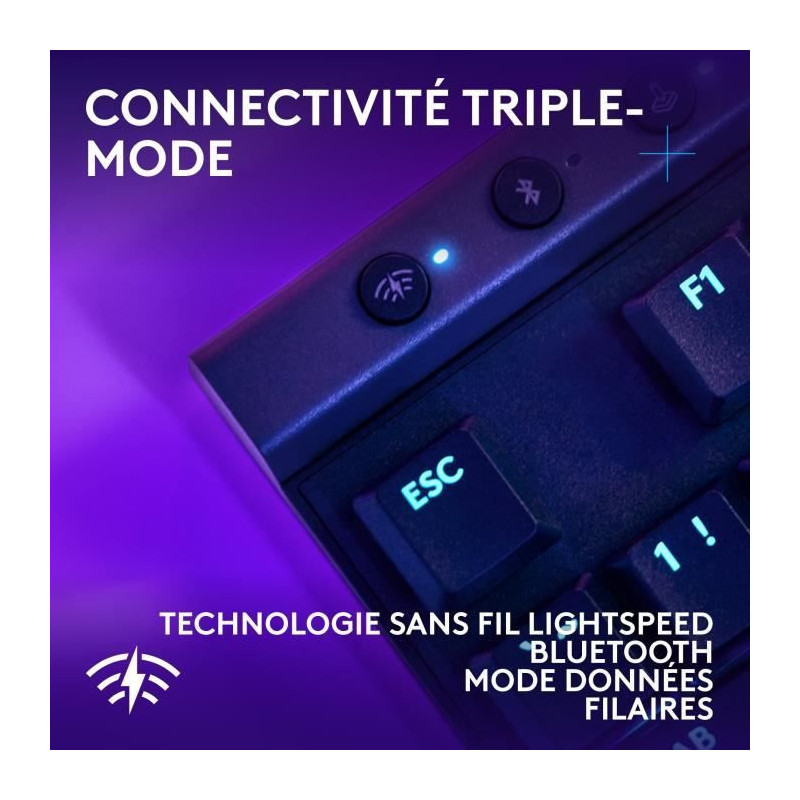 Logitech G515 LIGHTSPEED TKL Wireless Keyboard without Numeric Keypad