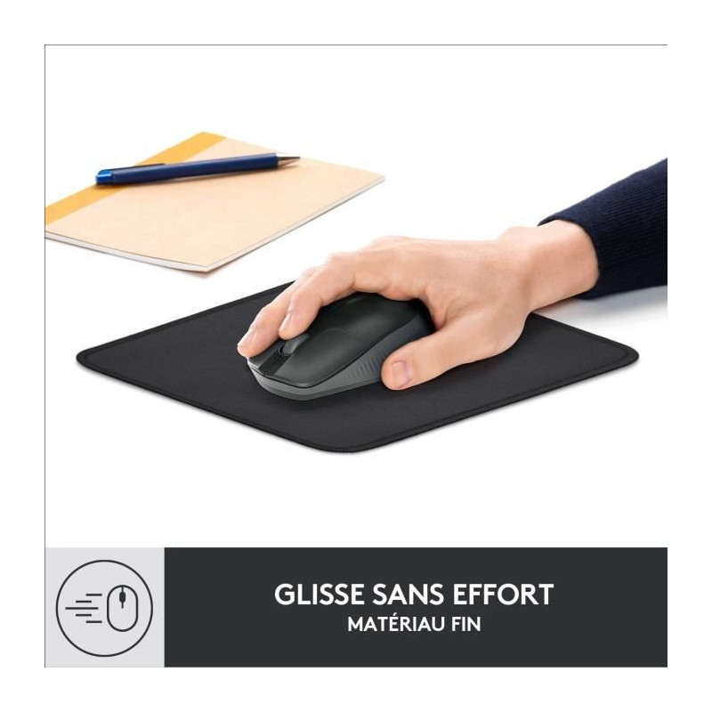 Durable Mouse Pad - Logitech - Studio Series - Easy Glide - Graphite