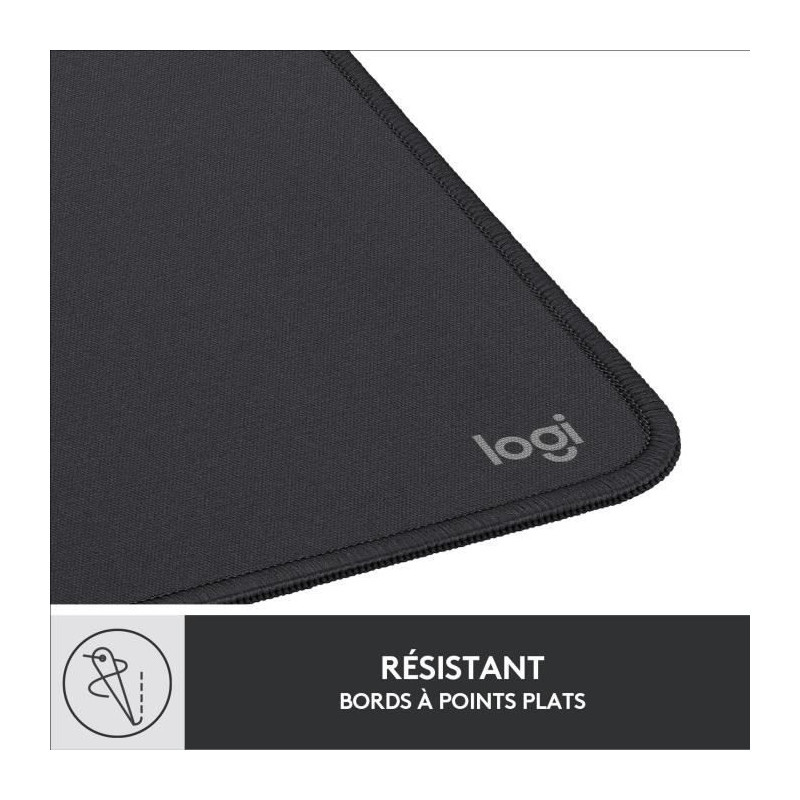 Durable Mouse Pad - Logitech - Studio Series - Easy Glide - Graphite