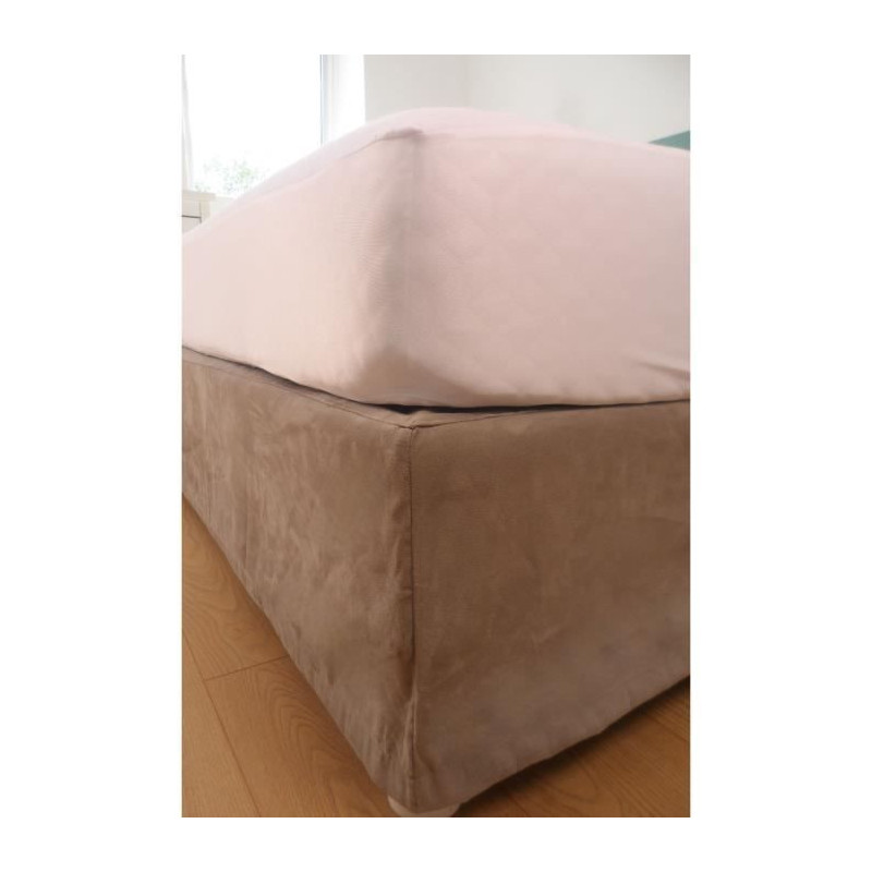 Mattress protector - 140 x 190 cm x 25 cm - 100% Cotton - 170 G/M2 - L