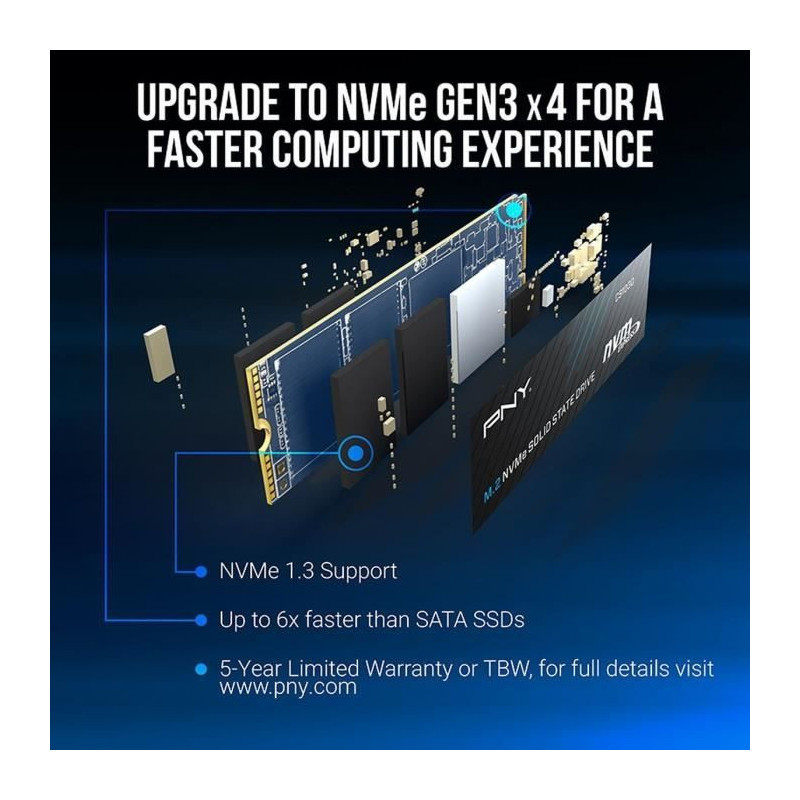 PNY - CS1030 - SSD - 500 GB - M.2 2280 - M280CS1030-500-RB