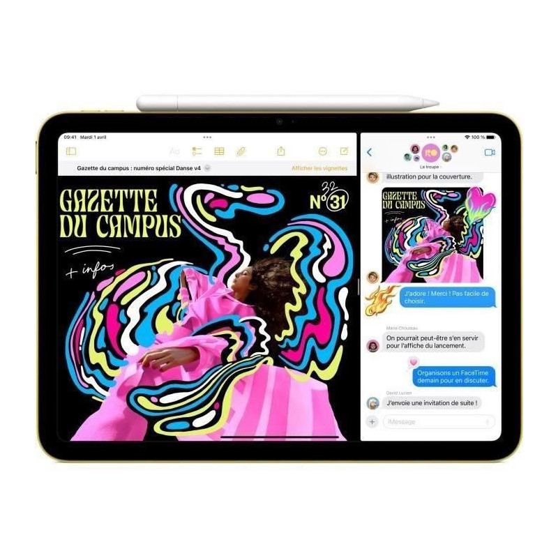APPLE - iPad A16 (2025) - 11 - Wi-Fi + Cellular - 128GB - Blue