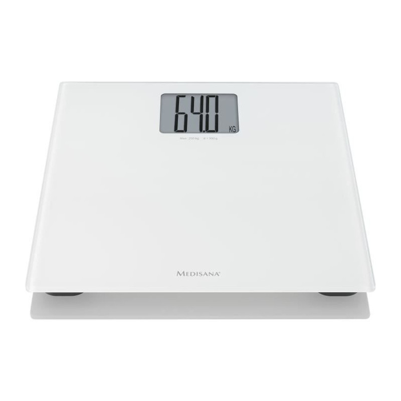 MEDISANA - XL glass bathroom scale - 40547 - Batteries included