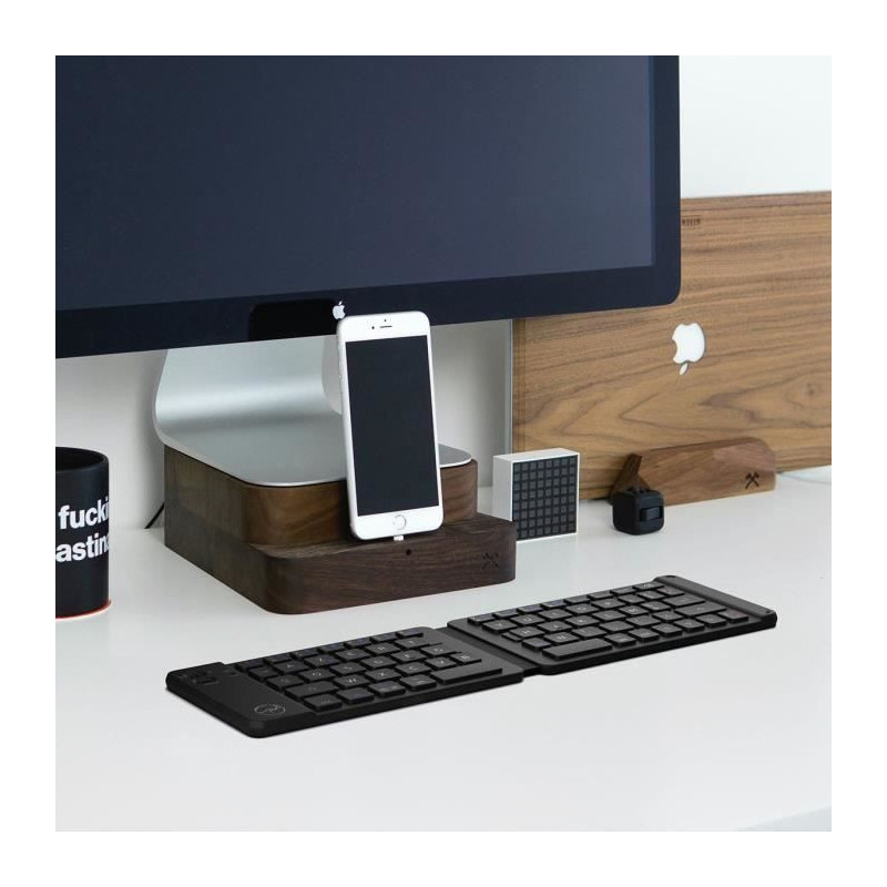 Foldable bluetooth keyboard - MOBILITY - Black - Azerty