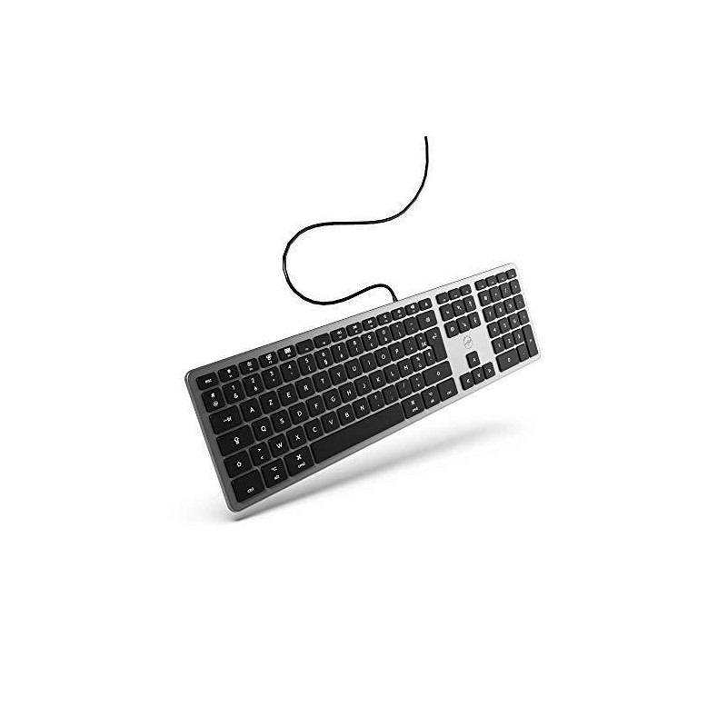 MOBILITY LAB Wired DesignTouch Keyboard for MAC Space Gray