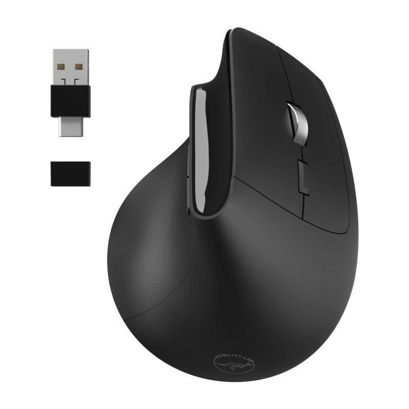 Wireless Ergonomic Mouse - MOBILITY LAB - ML313139 - Plug & Play, no d