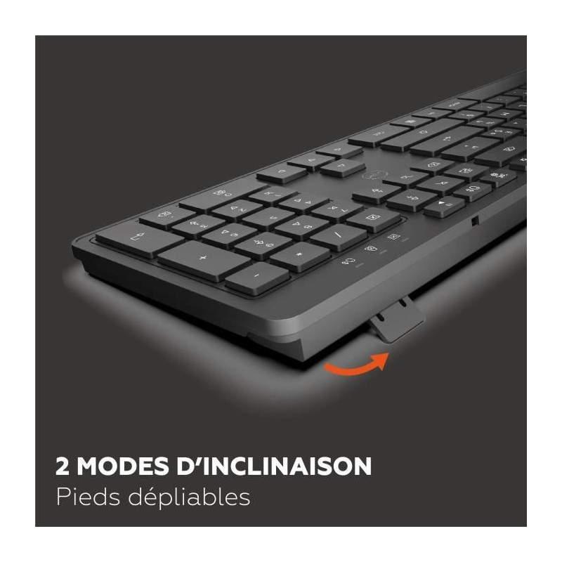 Wireless keyboard - MOBILITY LAB - Premium - AZERTY - Black