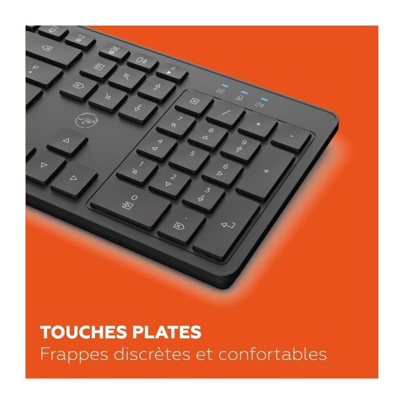 Wireless keyboard - MOBILITY LAB - Premium - AZERTY - Black