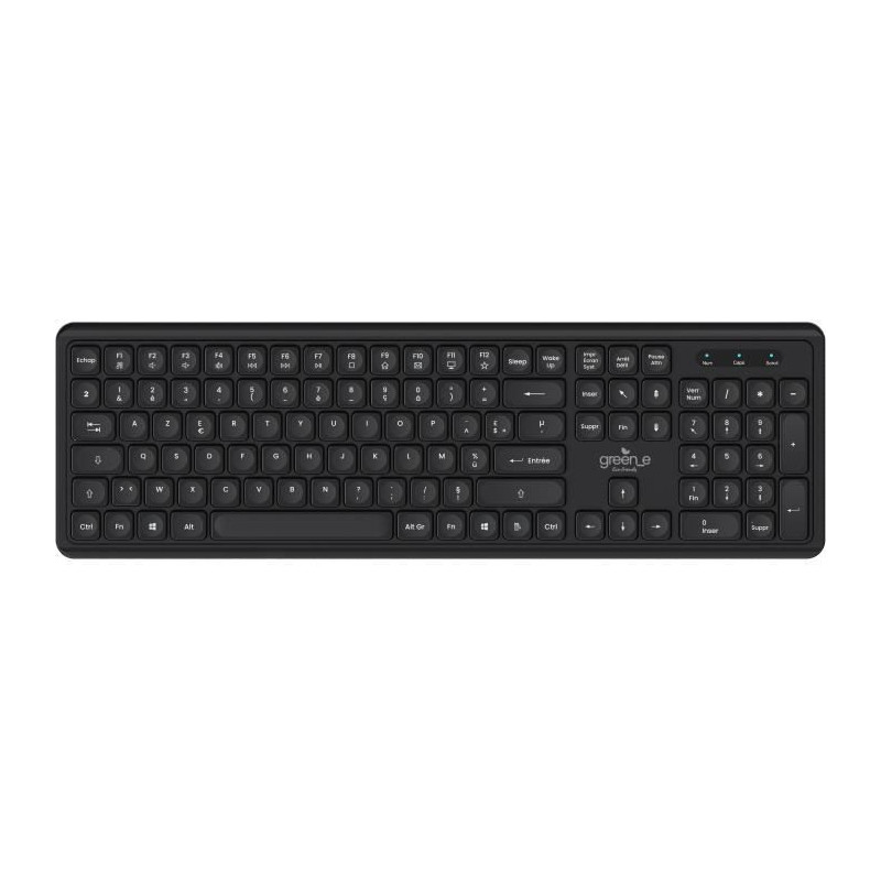 Eco-friendly wired keyboard - MOBILITY - USB-A - Black