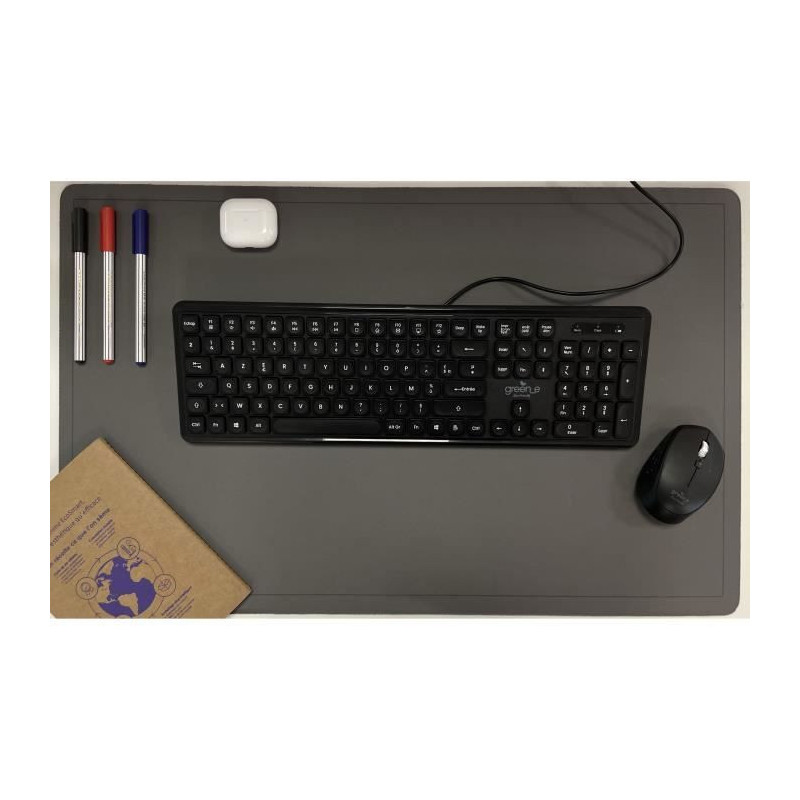 Eco-friendly wired keyboard - MOBILITY - USB-A - Black