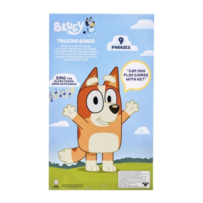 Talking Plush 31cm Bingo MOOSE TOYS