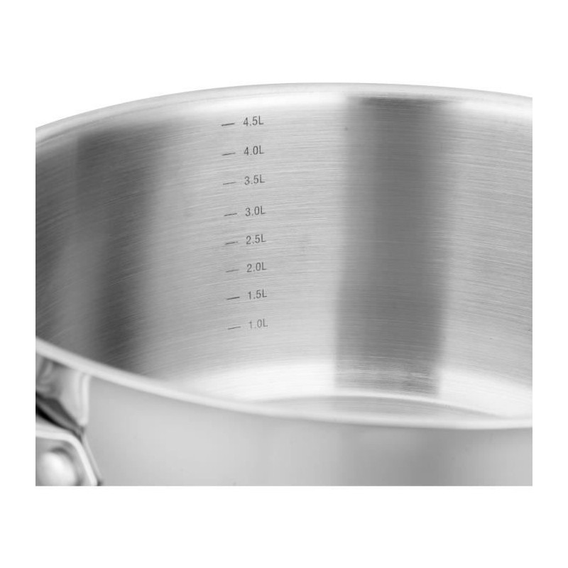 AM2513 Arthur Martin Stockpot 28 cm with lid – Stainless Steel – A