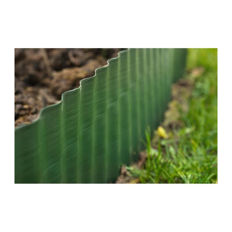 NATURE Bordure a gazon polyéthylene 25cm X 9m
