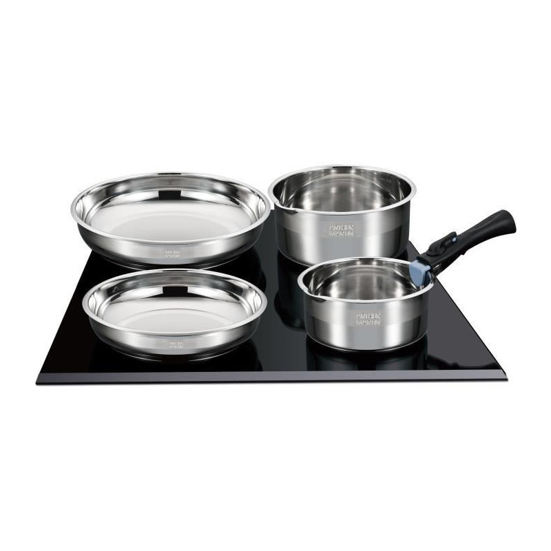 Induction cookware set - Arthur Martin - AM4485 - Stainless steel - 10