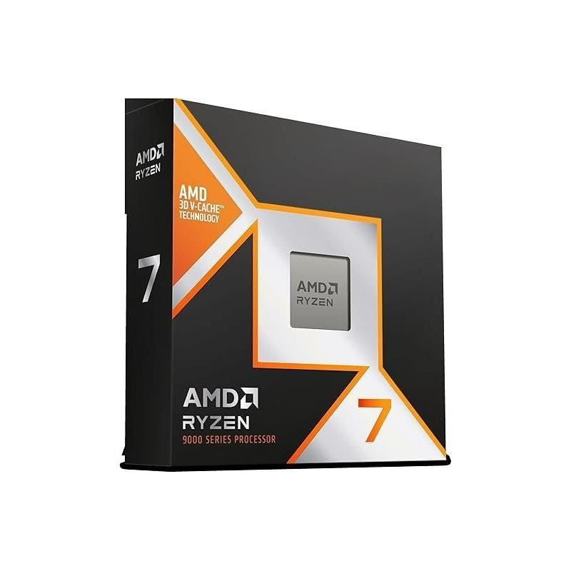 Processor - AMD - Ryzen 7 9800X3D - 4.7 GHz, 8 cores, 104 MB L2 & L3,