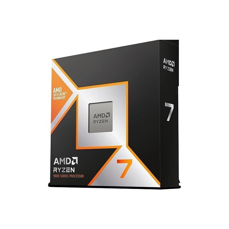 Processor - AMD - Ryzen 7 9800X3D - 4.7 GHz, 8 cores, 104 MB L2 & L3,