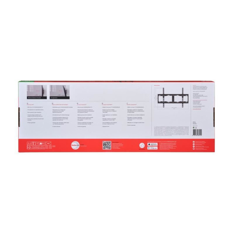 ONE FOR ALL WM4621 Tilt Wall Mount for 81 to 213 cm (32 to 84)