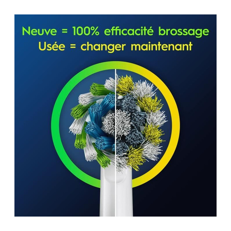 ORAL-B brush head - Cross Action - for electric toothbrush - pack of 6