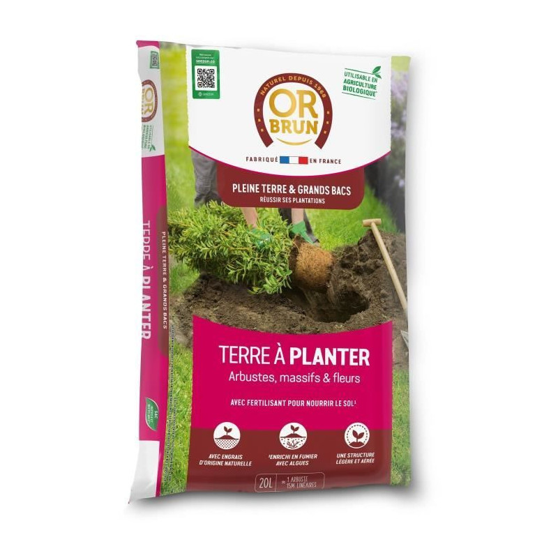 Soil for planting - GOLD BROWN - OBRTAP20N - 20 L