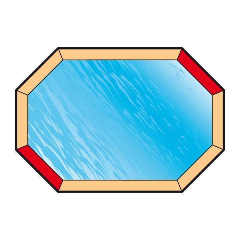 UBBINK Safety cover for swimming pool 300x490 - Blue