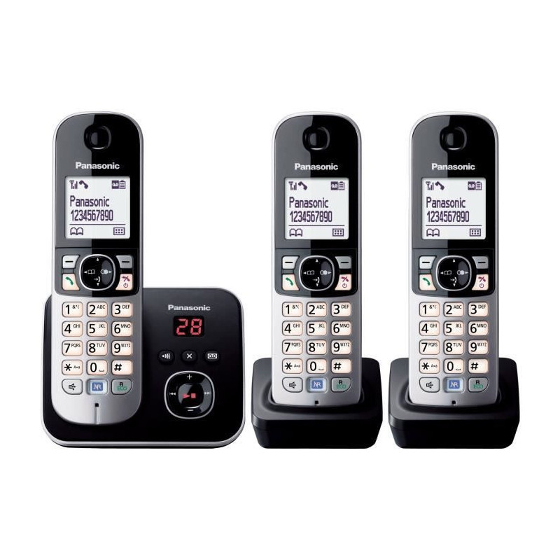PANASONIC Dect residential phone - TG6823 - Trio with answering machin