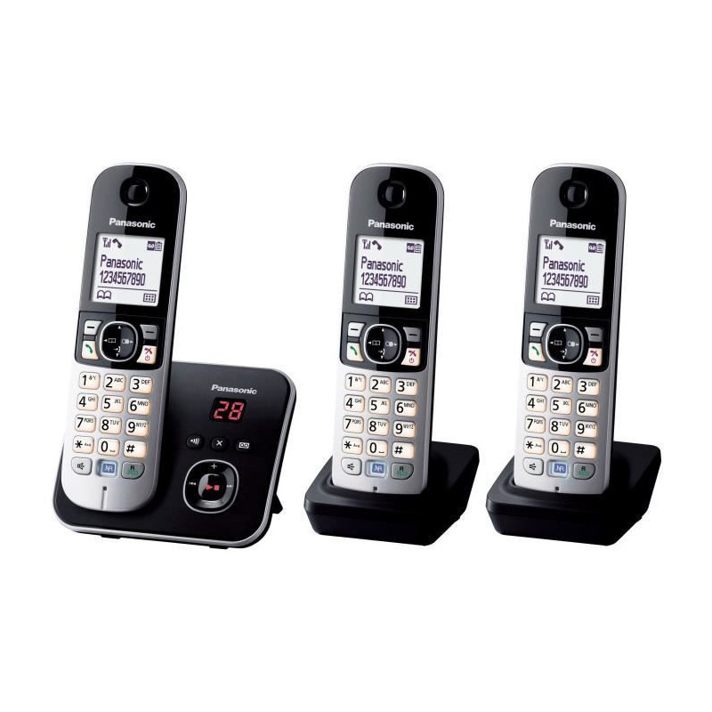 PANASONIC Dect residential phone - TG6823 - Trio with answering machin