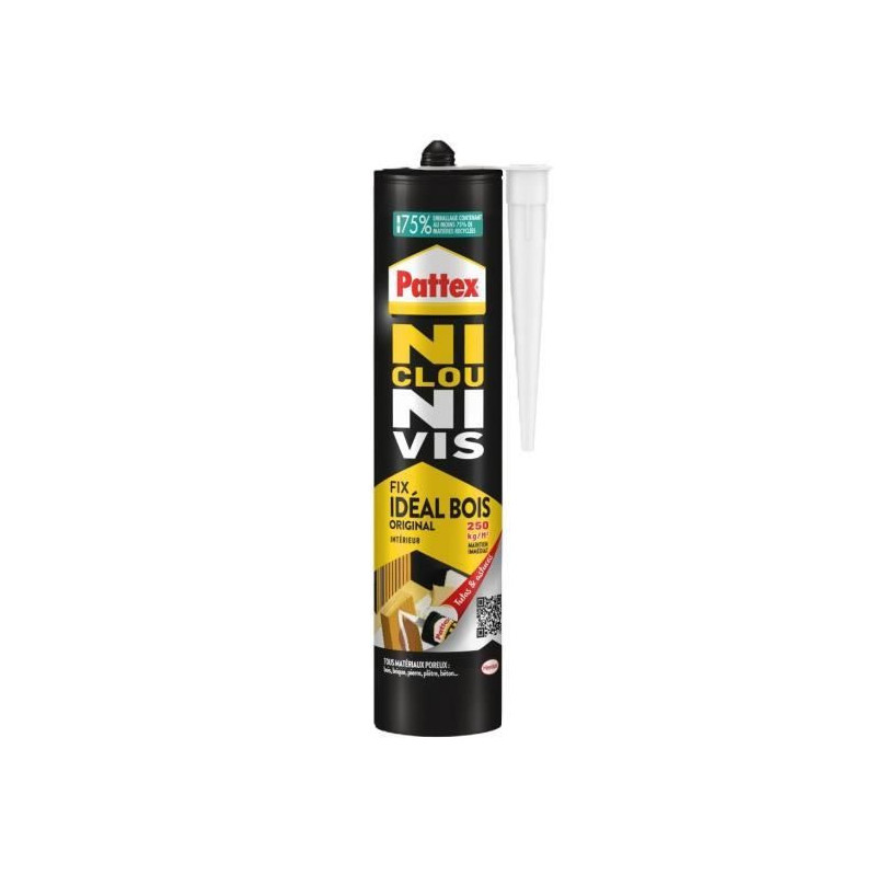 Contact glue neither nails nor cartridge screw 380 g - pattex - 195238