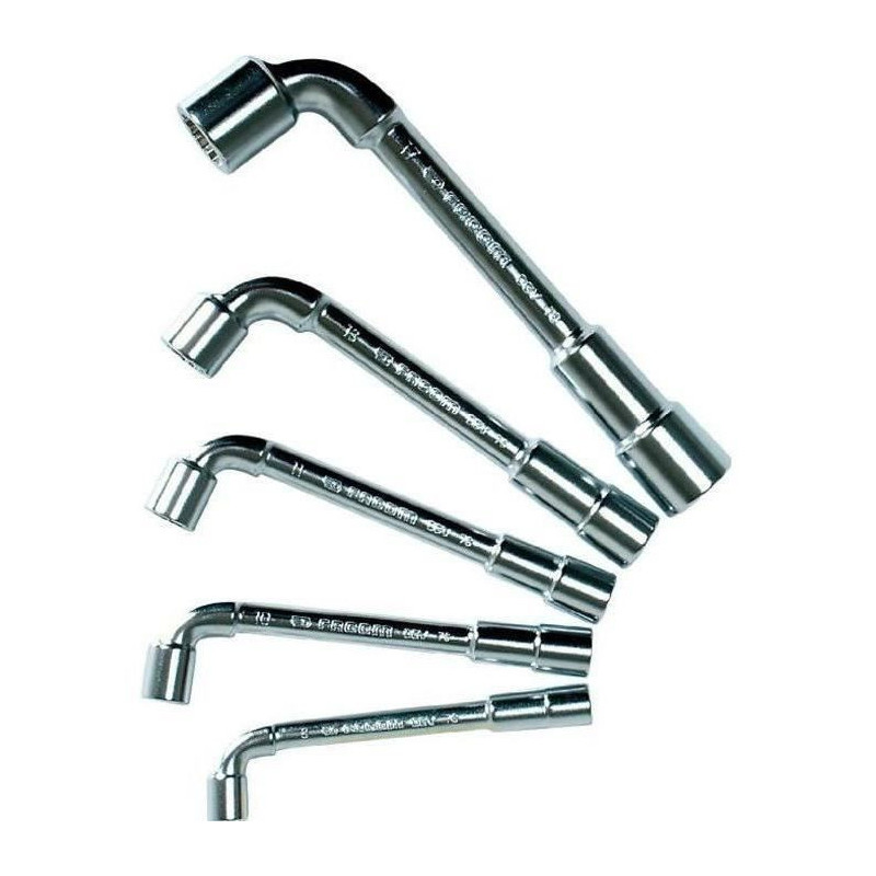 Box of 5 pipes with pipes profiles 12 sides x 6 sides facom - 76.j5pb