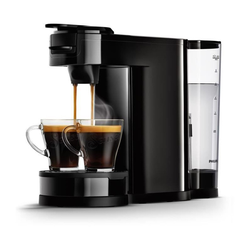 Pod coffee machine - PHILIPS - SENSEO SWITCH HD6592/65 - Intense black
