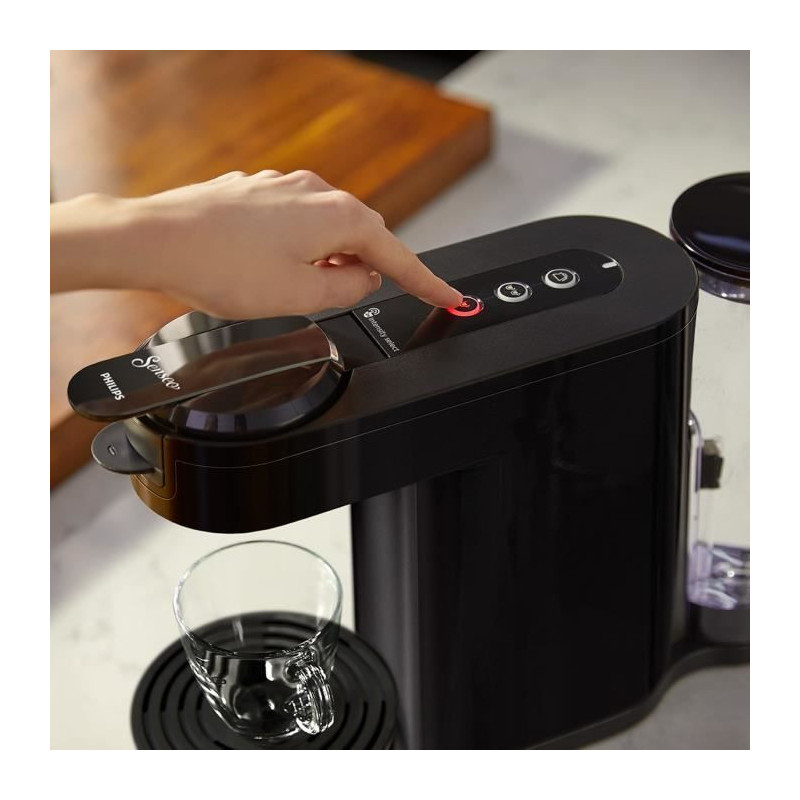 Pod coffee machine - PHILIPS - SENSEO SWITCH HD6592/65 - Intense black