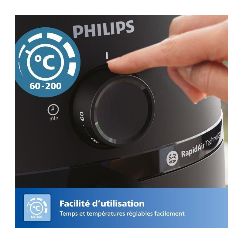 PHILIPS AirFryer NA120/00 Oil-Free Fryer - 4.2L Capacity - 12 Cooking