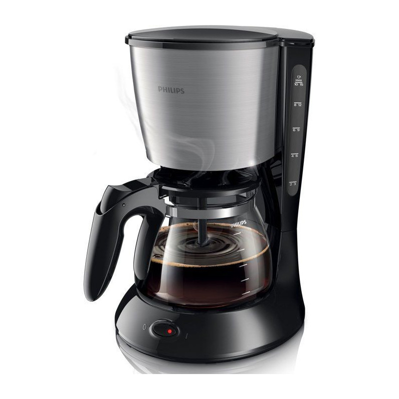 Filter coffee maker PHILIPS Daily HD7462 / 20 - Black and stainless st