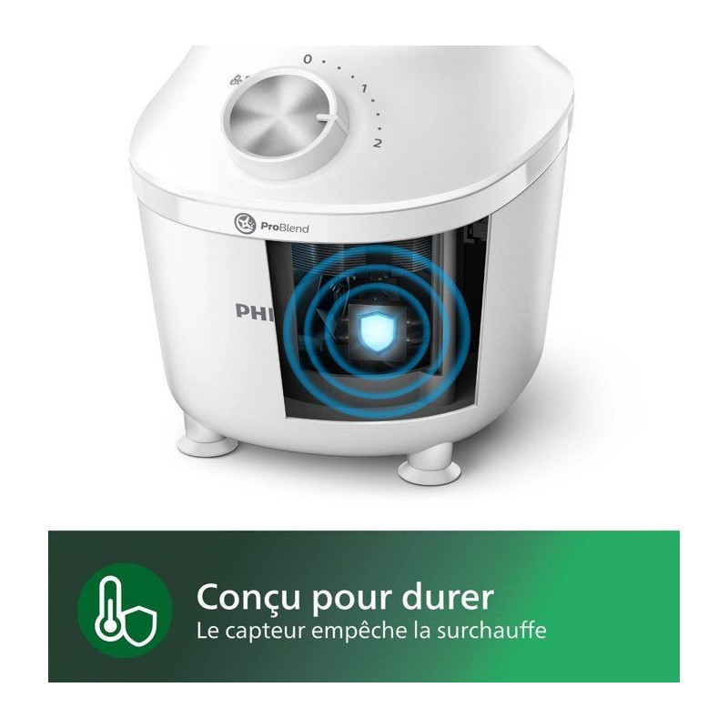 Blender - PHILIPS - Serie 3000 HR2291/20 - White