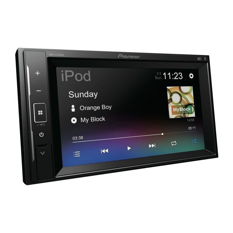 Autradio - Pioneer - DMH -A240DABDAB - USB - 2 DIN - 6.2 screen - Blue