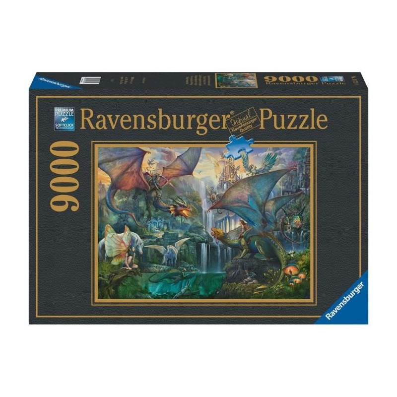 Ravensburger - 9000 Piece Jigsaw Puzzle - The Magic Forest of Dragons