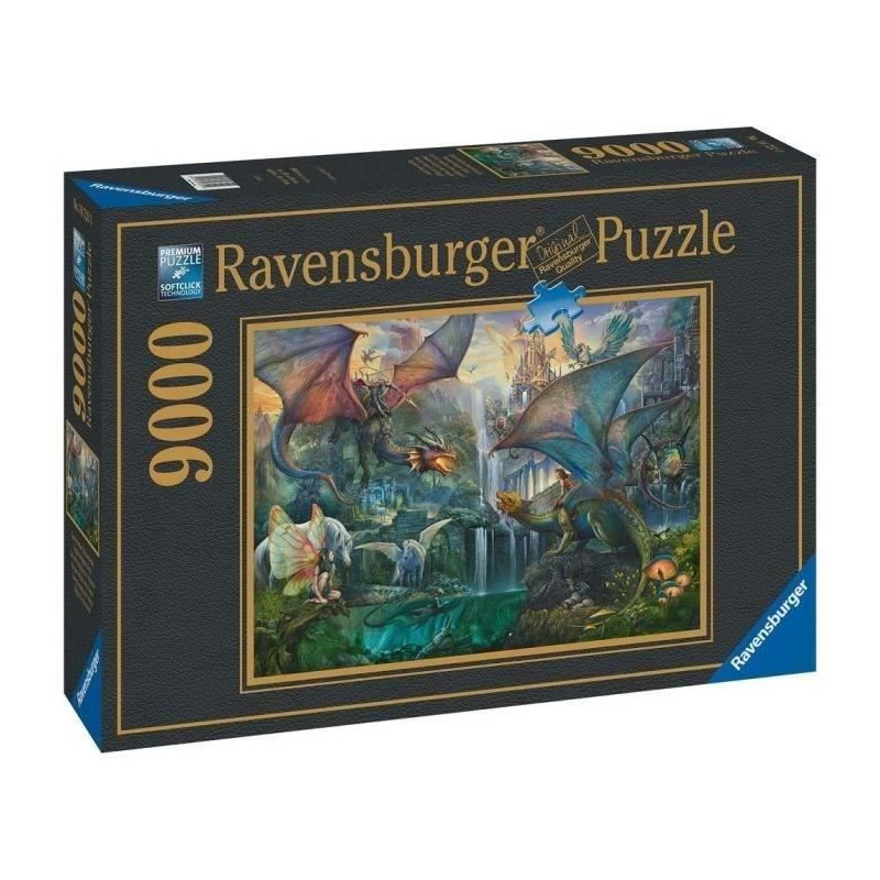Ravensburger - 9000 Piece Jigsaw Puzzle - The Magic Forest of Dragons